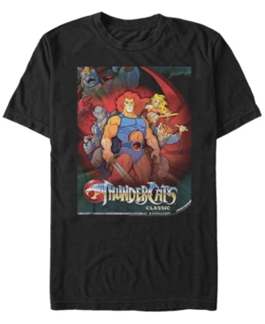 Fifth Sun Men's Thundercats Poster Short Sleeve T-shirt In Black