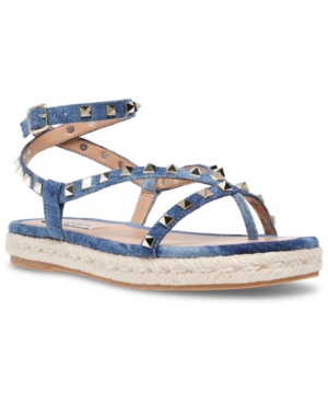 Steven New York Women's Summit Studded Espadrille Sandals