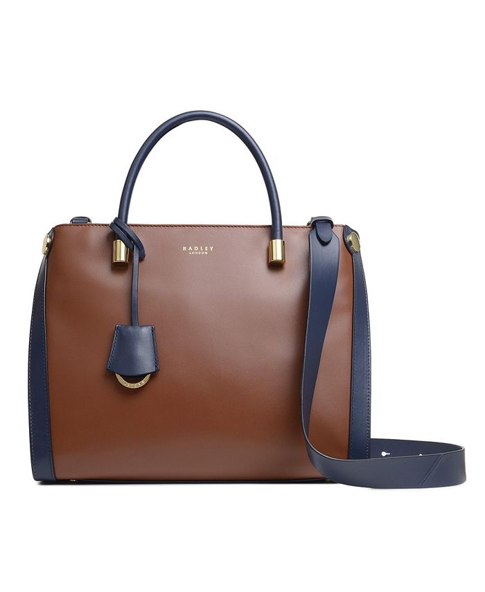 Radley London Lansdowne Road Colour Block Large Leather Grab Tote Macy's