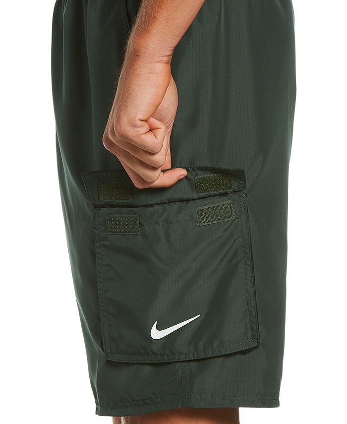Nike Men's Swim Belted Packable Volley Shorts & Reviews - Swimwear ...