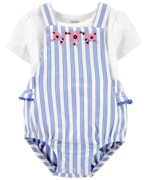 Baby Girls Tee and Bubble Romper Set 2 Pieces