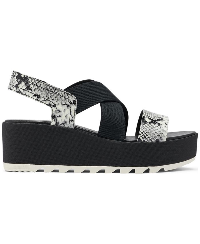 sorel flatform sandals