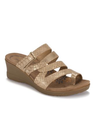 Baretraps Theanna Wedge Slide Sandals - Macy's