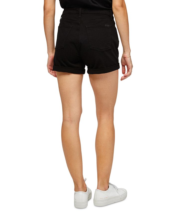 JEN7 Rolled Denim Shorts - Macy's