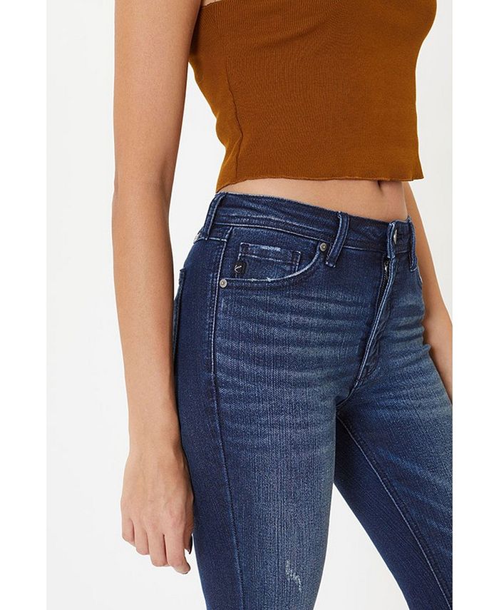 Kancan Women's Mid Rise Boot Cut Jeans Macy's