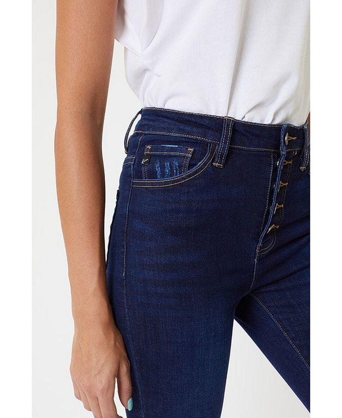 Kancan Women's High Rise Super Skinny Jeans & Reviews Jeans Women