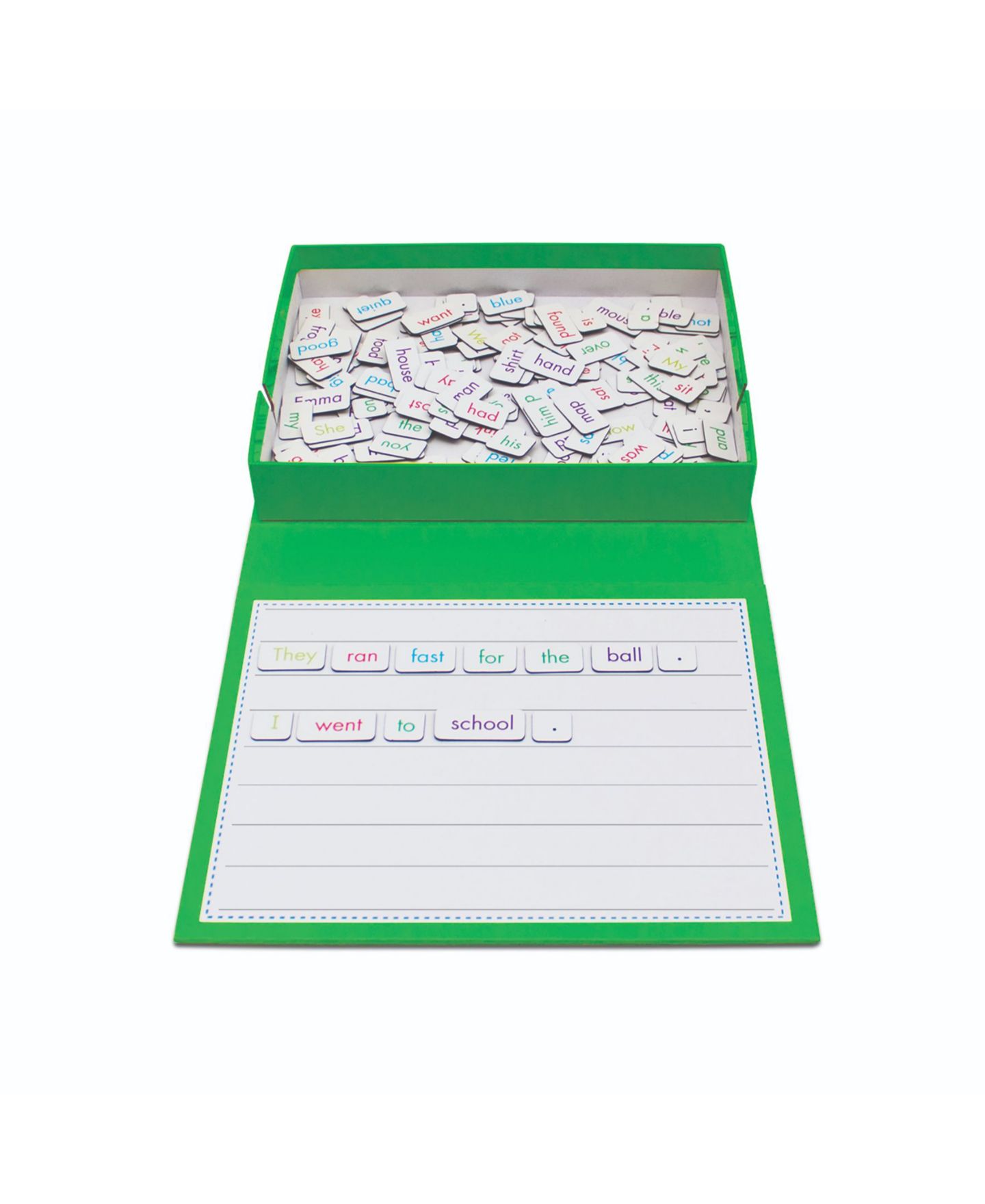 Детские игрушки Redbox Rainbow Sentences Magnetic Sentence Building 160-Piece Activity Set, Ages 5+ — фото 3