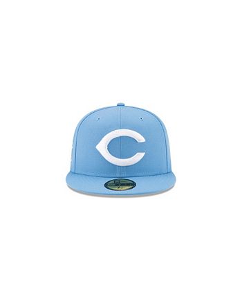 Cincinnati Reds New Era 59FIFTY Fitted Hat - Light Blue