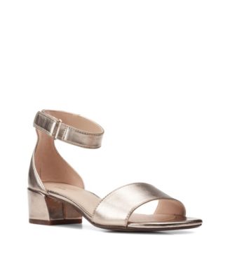 clarks heels sandals
