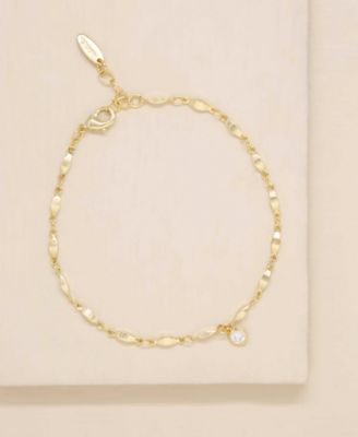 Simple Gold Plated Chain Anklet