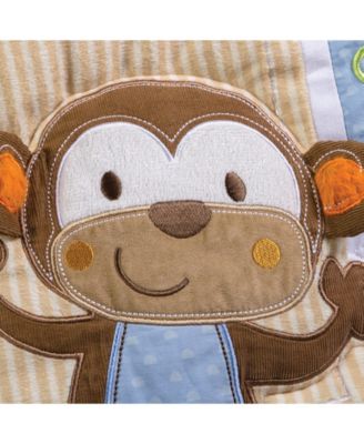 Trend Lab Jungle Friends Wickelauflage-Bezug – 100% Baumwollflanell, Für Standard-Wickelauflagen (ca. 40x81 Cm)
