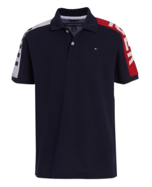 Big Boys Nick Graphic Sleeve Polo T-shirt