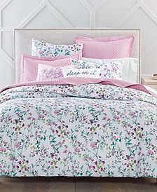 Floral Vines Duvet Collection, Created for Macy's