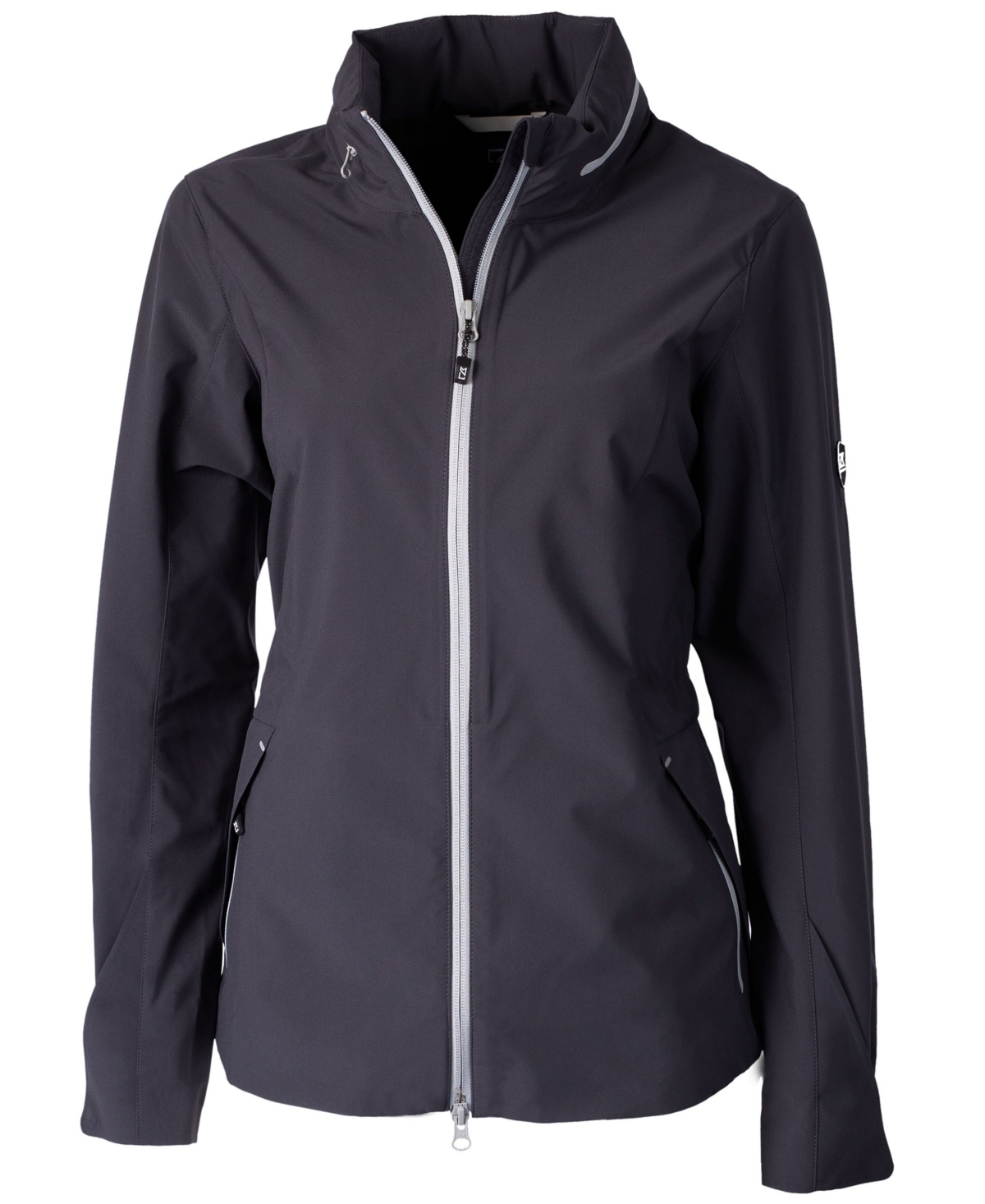 Cutter & Buck Women's Vapor Water Repellent Stretch Full Zip Rain Jacket