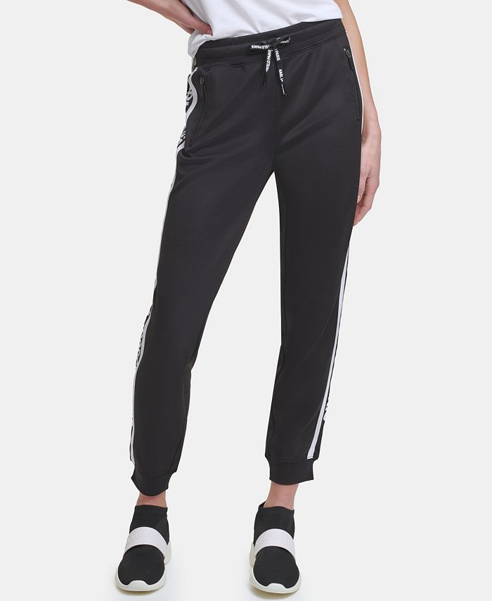 KARL LAGERFELD Sweatpants W/Logo, Black Women's Casual Pants