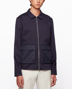 Boss Men's Contrast-Pocket Regular-Fit Jacket