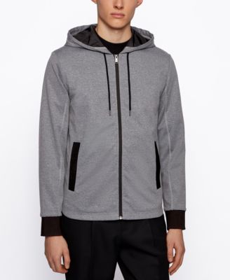 mens boss zip hoodie