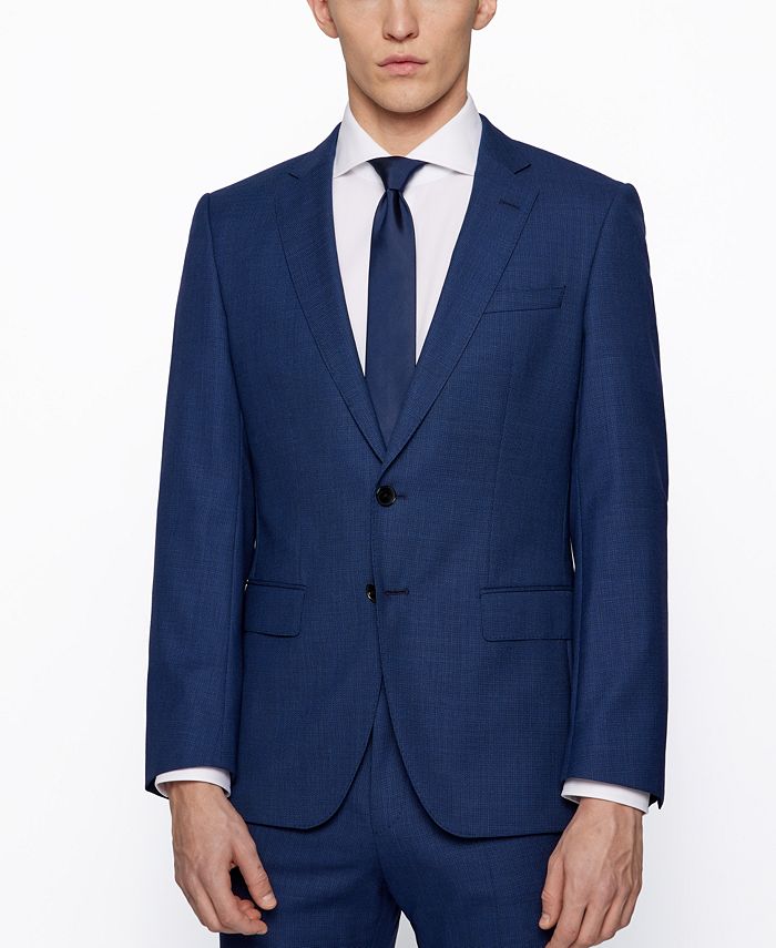 Hugo Boss Men's Micro-Patterned Slim-Fit Suit - Macy's