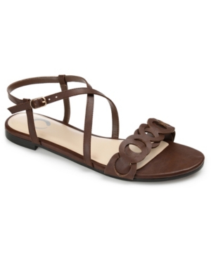 JOURNEE COLLECTION WOMEN'S JALIA FLAT SANDALS