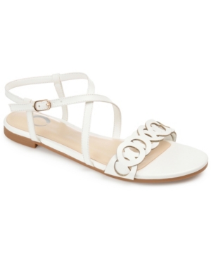 Journee Collection Women's Jalia Sandal In White