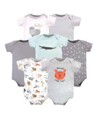 Hudson Baby Body In Cotone Per Neonato - Set Safari Rosa Moderno, 0-3 Mesi, Morbido E Delicato, Unisex - 2