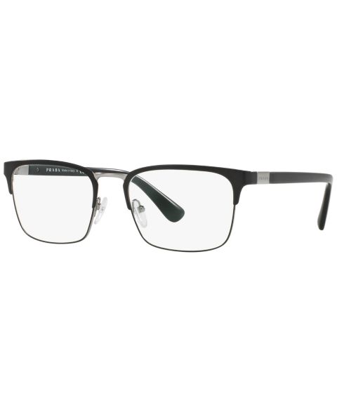 Мужские очки PRADA Man Rectangle Metal PR 54TV Heritage Eyeglasses, цвет: Matte Blac
