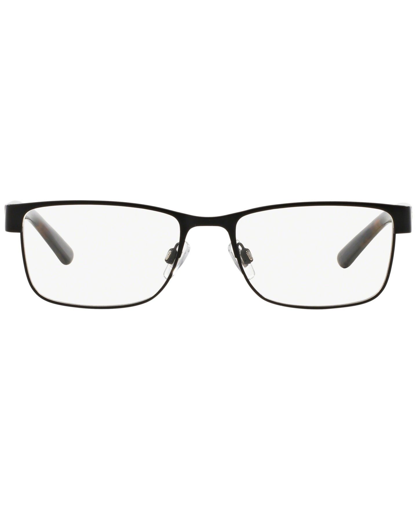 Мужские очки Polo Ralph Lauren Man Rectangle Metal PH1157 Eyeglasses, цвет: Matte Blac — фото 3