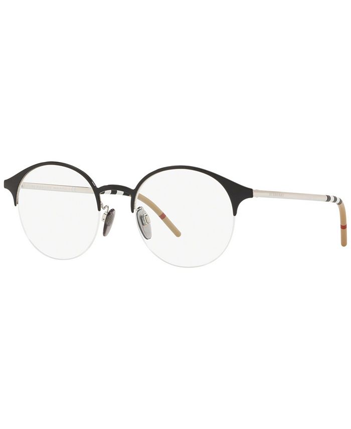 Burberry BE1328 Unisex Round Eyeglasses Macy s