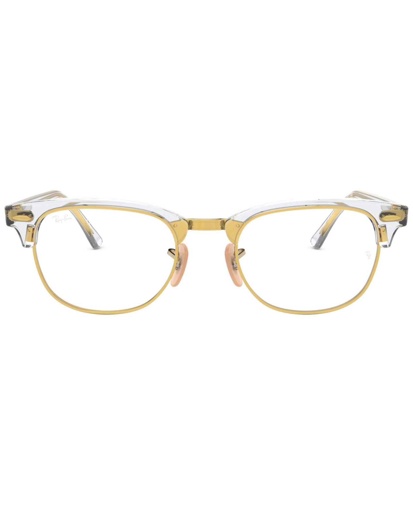 Очки Ray-Ban Unisex Square Plastic RB5154 Clubmaster Optics Eyeglasses, цвет: Transparen — фото 3