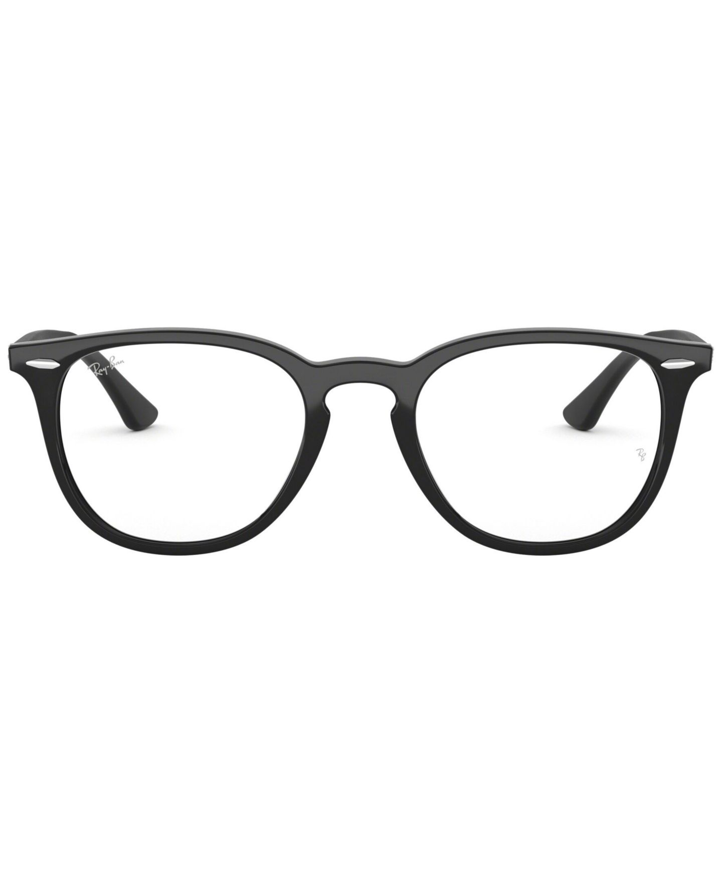 Очки Ray-Ban Unisex Panthos Plastic RB7159 Optics Eyeglasses, цвет: Блестящий — фото 3