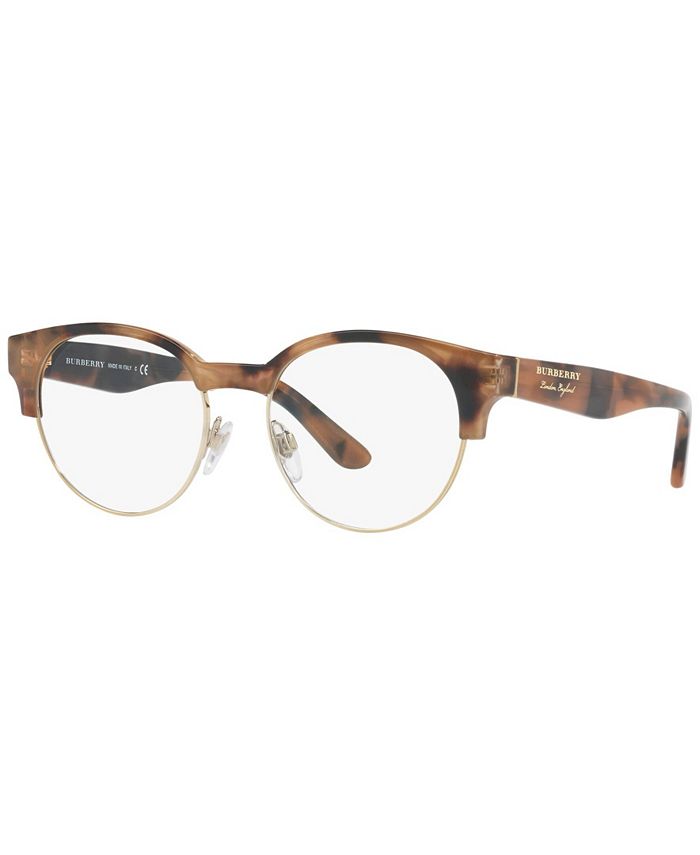 Burberry BE2261 Women's Round Eyeglasses Macy's