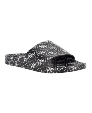 Guess Women's Savan Pool Slide Flat Sandals Women's Shoes