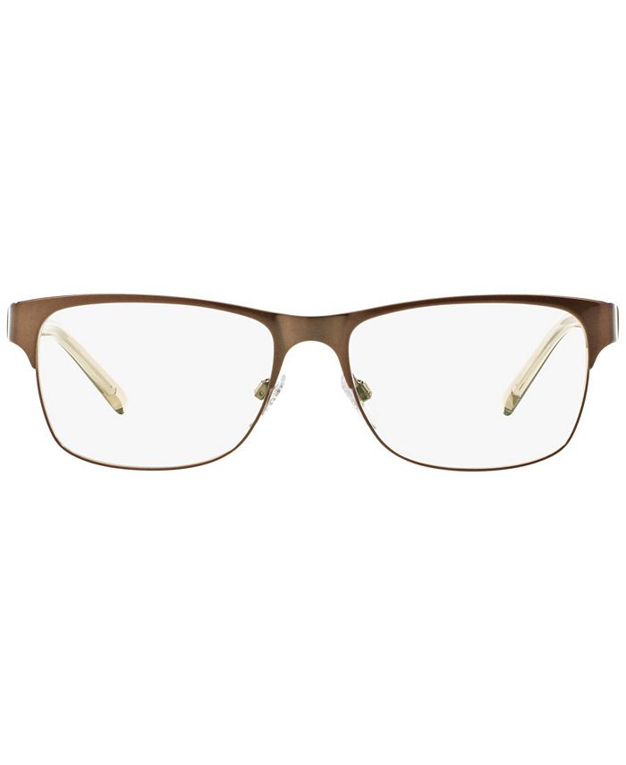 Burberry BE1289 Men's Rectangle Eyeglasses & Reviews - Eyeglasses by ...