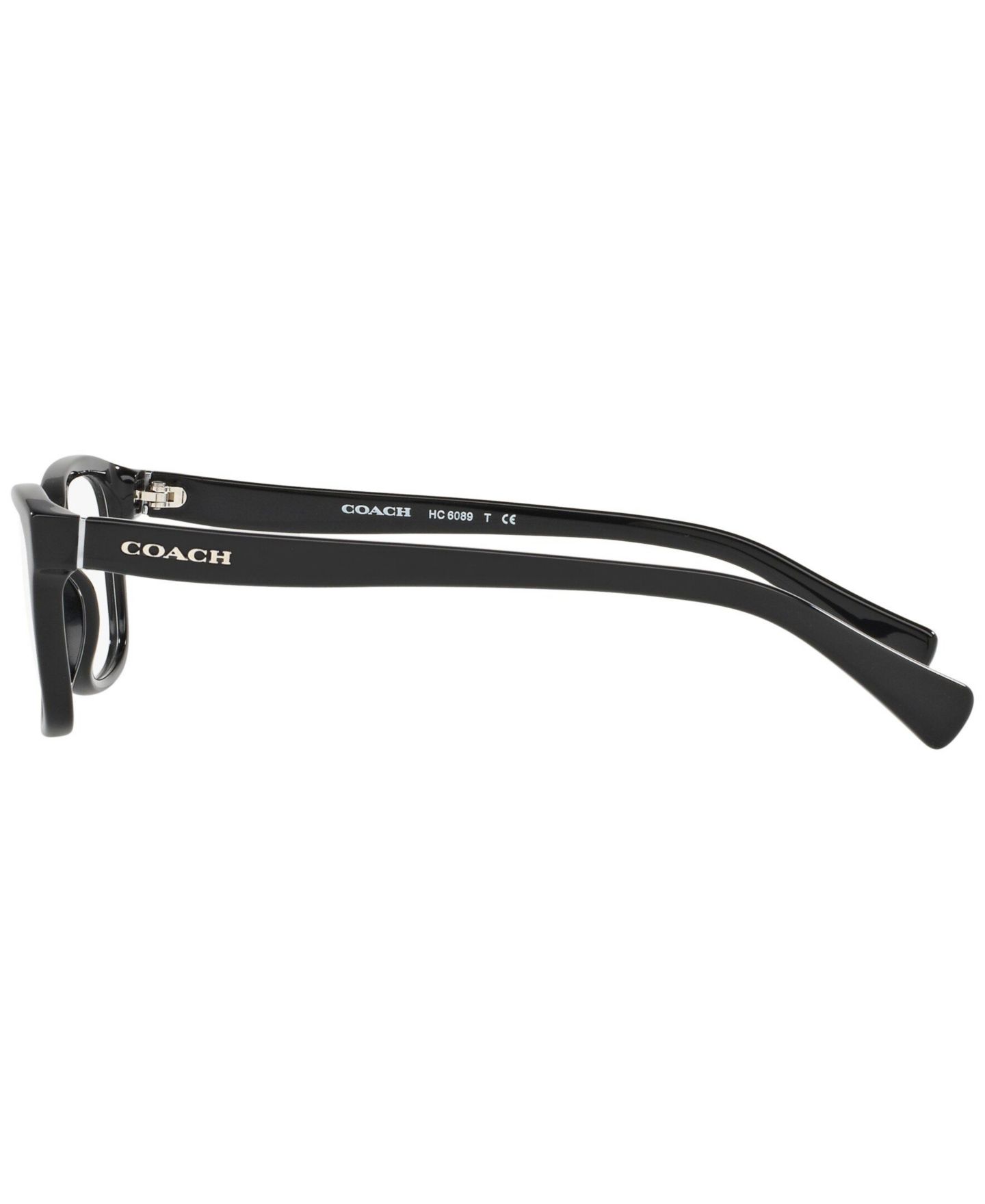 Женские очки Coach Woman Rectangle Plastic HC6089 Eyeglasses, цвет: Blackgep — фото 2