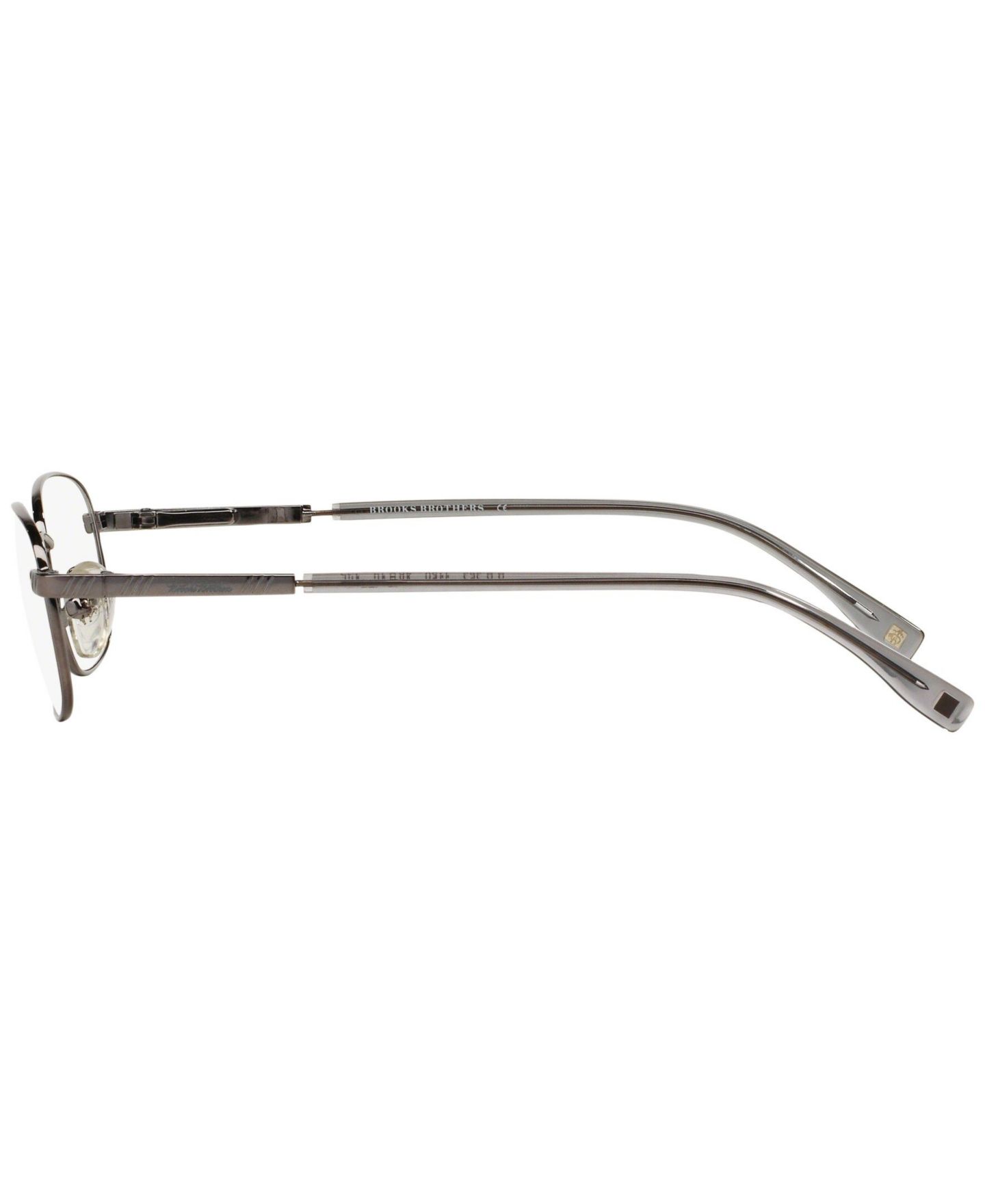 Мужские очки Brooks Brothers Man Oval Metal BB 363 Eyeglasses, цвет: Графитовый металлик — фото 2