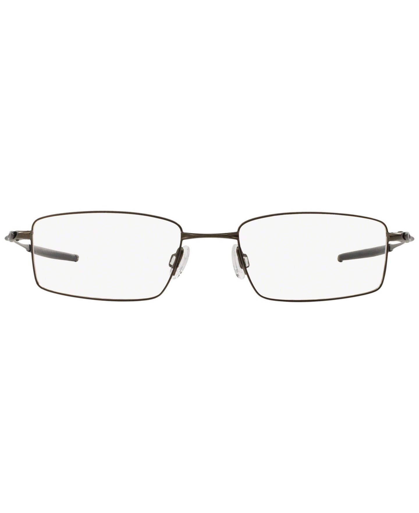 Мужские очки Oakley Man Rectangle Metal OX3136 Top Spinner 4B Eyeglasses, цвет: Оловянный — фото 3