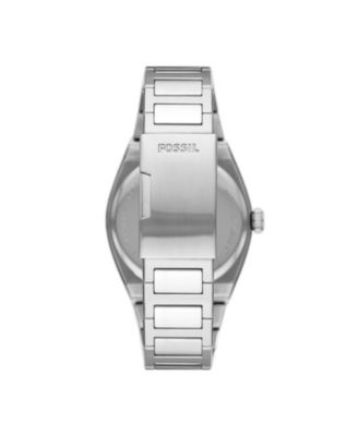 Men's Everett Silver-Tone Stainless Steel Bracelet Watch 42mm