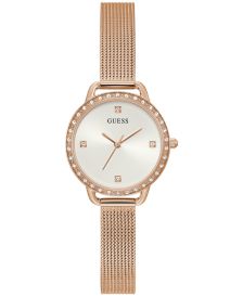 Women's Rose Gold-Tone Mesh Bracelet Watch 30mm