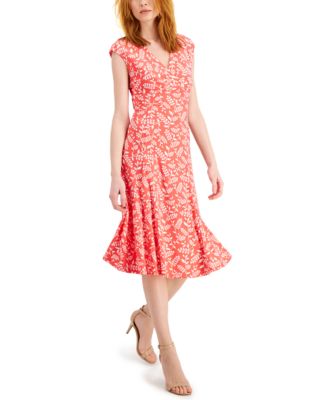 Anne Klein Julie Leaf-Printed 