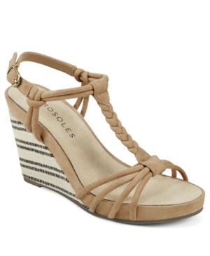 Aerosoles Women's Port Chester Platform Wedge Sandal Women's Shoes