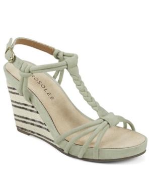 Aerosoles Women's Port Chester Platform Wedge Sandal Women's Shoes