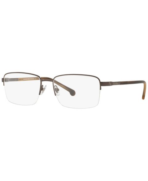 Мужские очки Brooks Brothers Man Rectangle Metal BB1044 Eyeglasses, цвет: Бронзовый