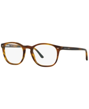 Giorgio Armani Ar7074 Men's Phantos Eyeglasses In Matte Brow