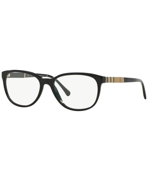 Женские очки Burberry Woman Square Plastic BE2172 Eyeglasses, цвет: Чёрный