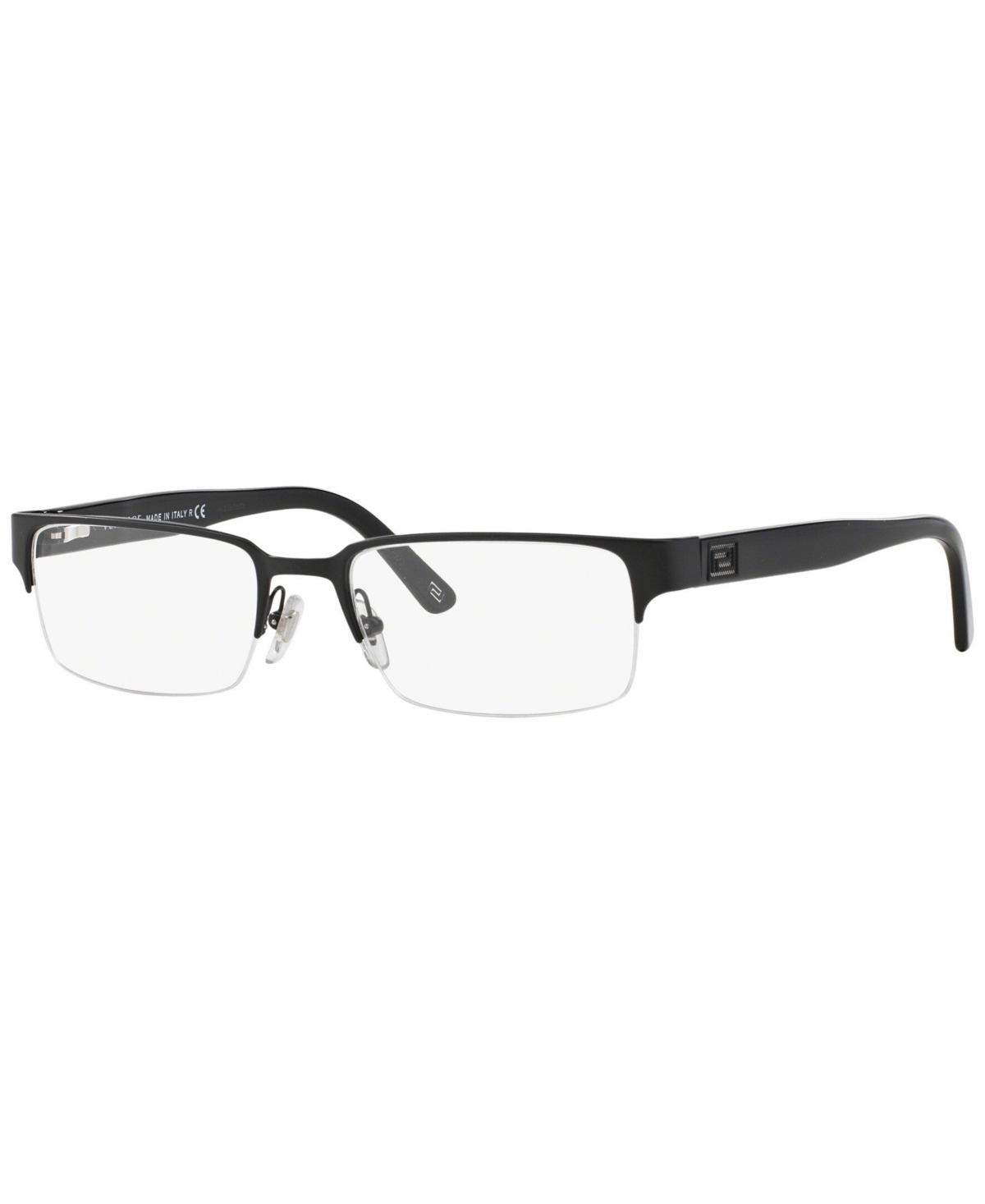 VE1184 Men's Rectangle Eyeglasses - Brown