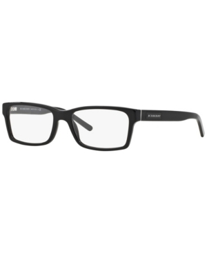 Burberry Be2108 Men's Square Eyeglasses In Black