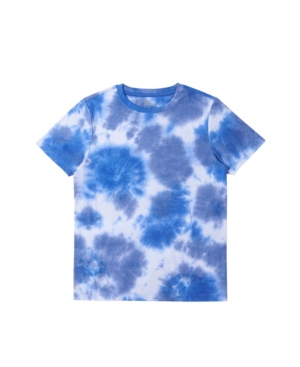 Big Boys Short Sleeve All Over Print Text Tee