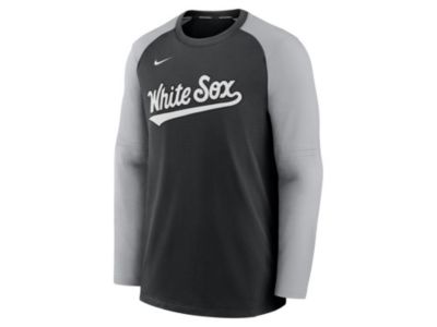 Chicago White Sox Nike Game Authentic Collection Performance Raglan Long  Sleeve T-Shirt - Gray/Black