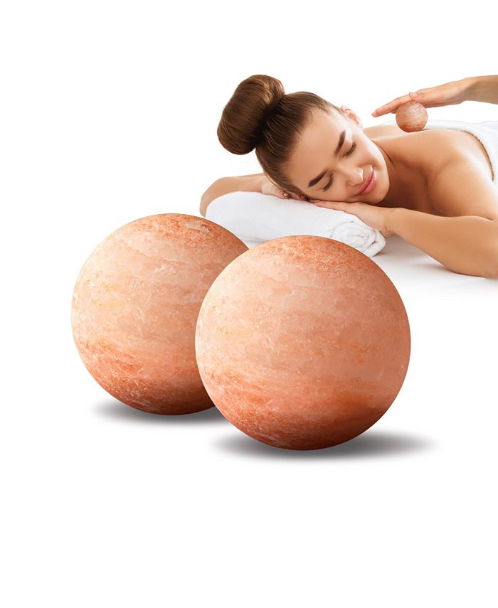 Lomi Hot + Cold Therapy Himalayan Salt Pad + Massage Balls Macy's