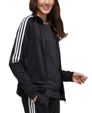 adidas Women's Striped Warm-Up Jacket